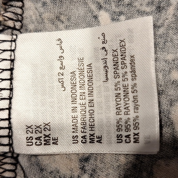 h Womens JM Collection Stretch Plus Size Top 2X - Picture 4 of 4